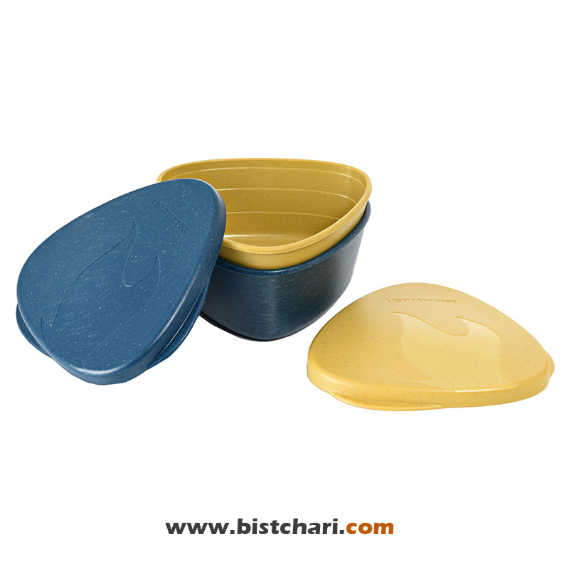 ظرف درب دار 170 ml مدل SnapBox original 2-pack برند لایت مای فایر Light my fire