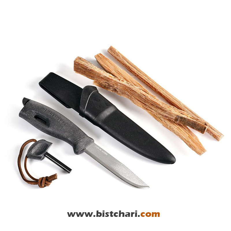 ست چاقو و چخماق به همراه چوب مدل Fire On برند لایت مای فایر Light my fire