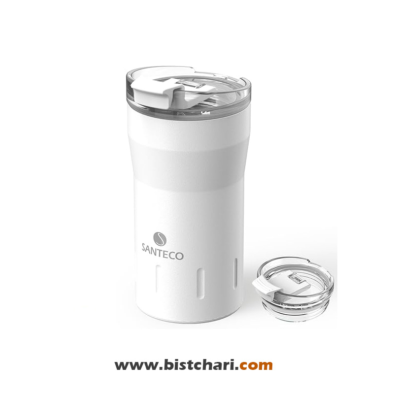 ماگ دوجداره 350ml مدل کاریبا Kariba برند سانتکو Santeco