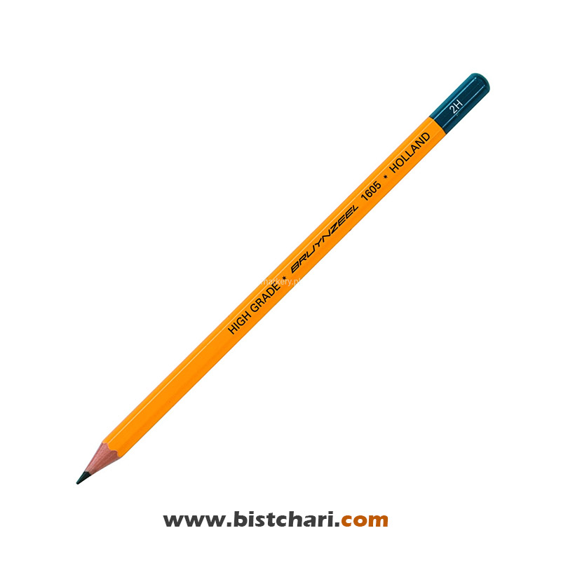 مداد طراحی 2H مدل Graphite pencils برند برونزیل Bruynzeel
