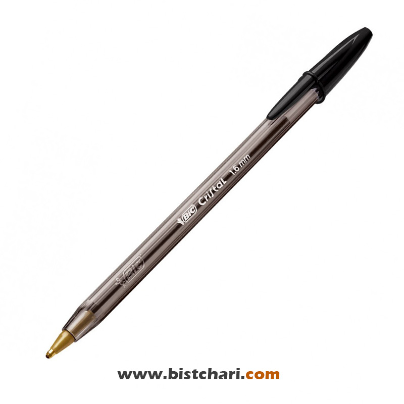 خودکار مشکی 1.6 mm مدل Cristal برند بیک Bic