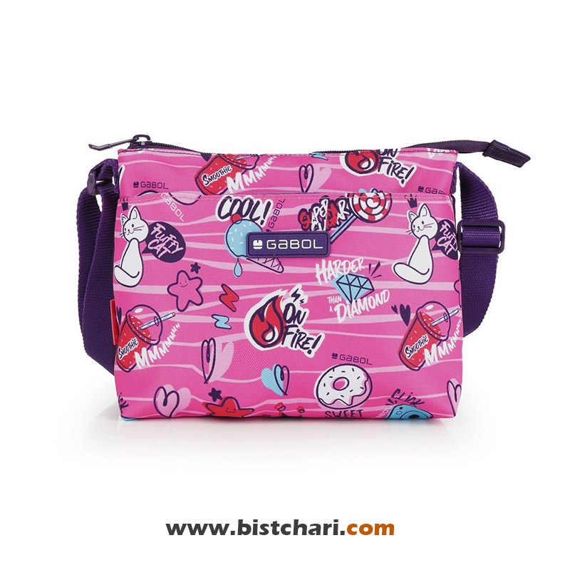 کیف دوشی دخترانه مدل Sticker برند گابل Gabol کد 234156021