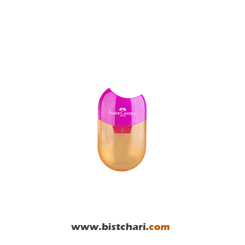 تراش دو سوراخ مخزن دار مدل اپل Apple برند فابر کاستل Faber-Castell