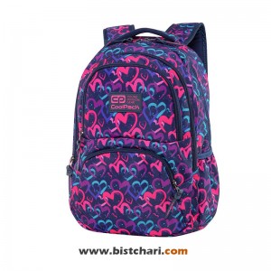 کوله پشتی مدل Dart || drawing hearts blue برند کول پک Cool pack کد C19141