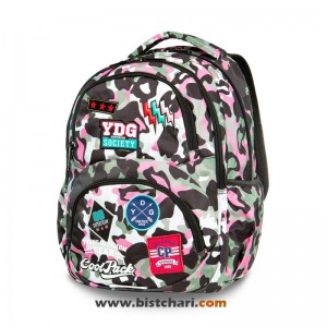 کوله پشتی مدل Dart campo pink badges برند کول پک Cool pack کد A29112