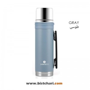 فلاسک دوجداره 1 لیتر مدل Aspen برند سانتکو Santeco