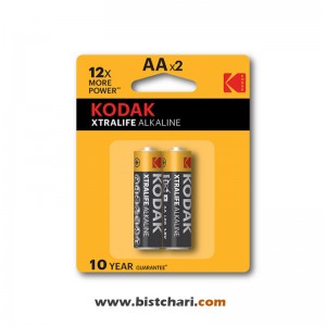 باتری قلمی مدل (AA) Xtralife Alkaline برند کداک Kodak