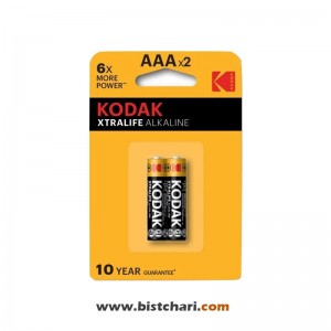 باتری نیم قلمی مدل (AAA) Xtralife Alkaline برند کداک Kodak