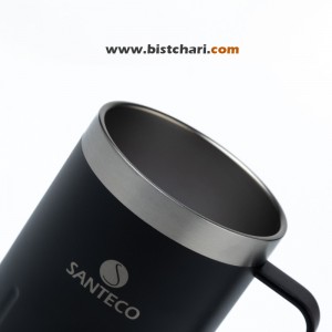 ماگ دوجداره 350ml مدل کمی Kemi ll برند سانتکو Santeco