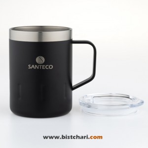 ماگ دوجداره 350ml مدل کمی Kemi ll برند سانتکو Santeco