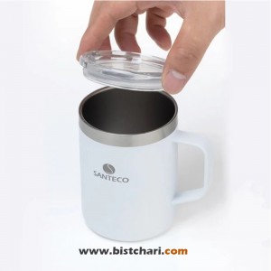 ماگ دوجداره 350ml مدل کمی Kemi ll برند سانتکو Santeco
