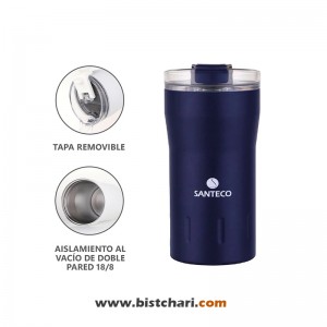 ماگ دوجداره 350 میلی لیتر مدل Kariba برند سانتکو Santeco
