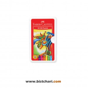 پاستل روغنی شش ضلعی 12 رنگ طرح اژدها کد 120063ON برند فابرکاستل Faber Castell