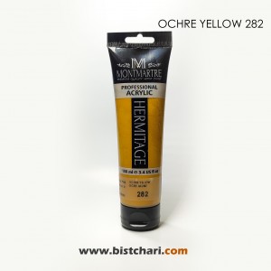 رنگ اکریلیک 100ml کد 282 (Ochre Yellow) برند مونمارت Montmartre