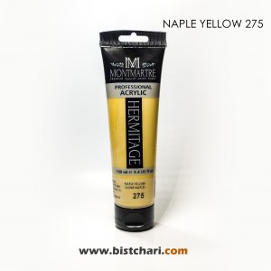 رنگ اکریلیک 100ml کد 275 (Naple Yellow) برند مونمارت Montmartre