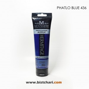 رنگ اکریلیک 100ml کد 436 (Phtalo Blue) برند مونمارت Montmartre