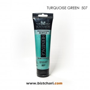 رنگ اکریلیک 100ml کد 507 (Turquoise Green) برند مونمارت Montmartre
