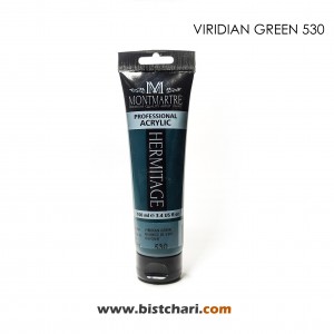 رنگ اکریلیک 100ml کد 530 (Viridian Green) برند مونمارت Montmartre