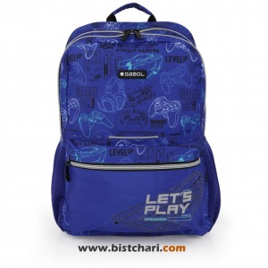 کوله پشتی مدرسه مدل Gaming برند گابل Gabol کد 236653003