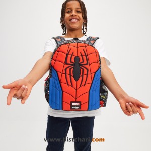 کوله پشتی مهدکودک مدل Spider-Man (Junior Character Hoodie) برند اسمیگل Smiggle