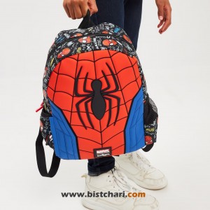 کوله پشتی مهدکودک مدل Spider-Man (Junior Character Hoodie) برند اسمیگل Smiggle