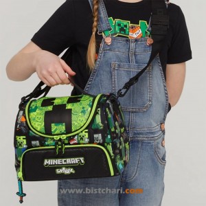 کیف غذا 2 طبقه مدل Minecraft برند اسمیگل Smiggle