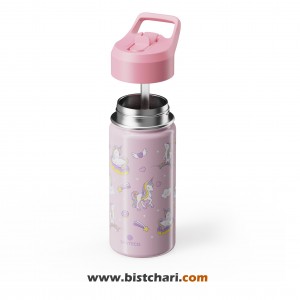 فلاسک کودک دوجداره 500ml مدل Aosta برند سانتکو Santeco