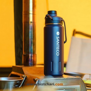 قمقمه دوجداره 950 میلی لیتر مدل Ktwo برند سانتکو Santeco