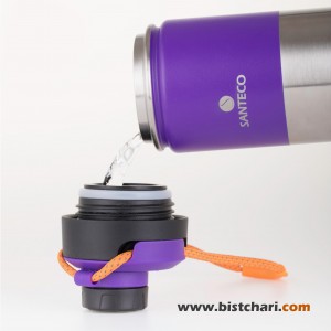 قمقمه دوجداره 500 میلی لیتر مدل Ktwo برند سانتکو Santeco