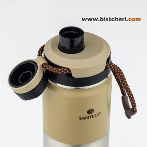 قمقمه دوجداره 500 میلی لیتر مدل Ktwo برند سانتکو Santeco