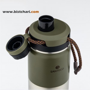 قمقمه دوجداره 500 میلی لیتر مدل Ktwo برند سانتکو Santeco