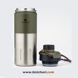 قمقمه دوجداره 500 میلی لیتر مدل Ktwo برند سانتکو Santeco