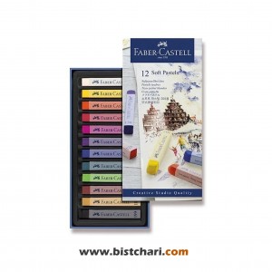 پاستل گچی نرم 12 رنگ Creative Studio کد 128312 برند فابر کاستل Faber Castell