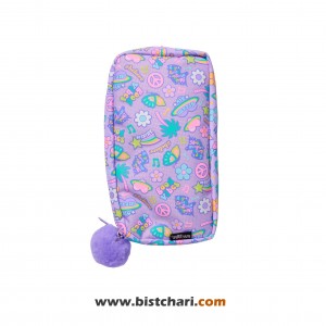 جامدادی دو زیپ مدل Unicorn Good Vibes برند اسمیگل Smiggle کد 115319