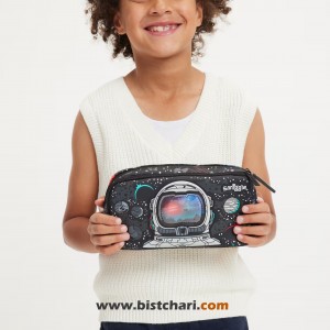 جامدادی دو زیپ مدل Astronaut برند اسمیگل Smiggle کد 165606