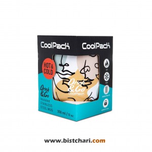ماگ دوجداره 350ml مدل  Drink & Go (Art Deco) برند کول پک CoolPack کد Z22576