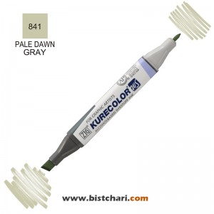 ماژیک راندو دو سر مدل Zig کد Pale Dawn Gray) 841) برند کیورکالر KureColor