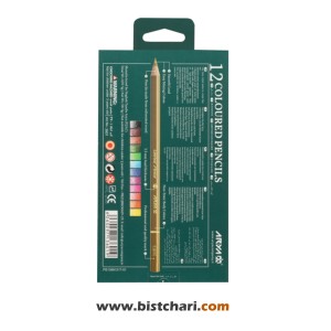 مداد رنگی 24 رنگ مدل Artist کد 3602 برند آریا Arya