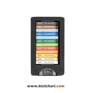 پاستل روغنی 12 رنگ مدل Artist کد 2601 برند آریا Arya