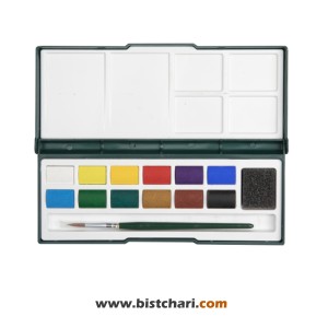 آبرنگ 12 رنگ مدل Artist کد 5601 برند آریا Arya