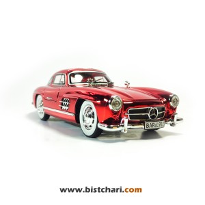 ماکت مرسدس بنز  Mercedes-Benz مدل SL 300 رنگ قرمز لیزری