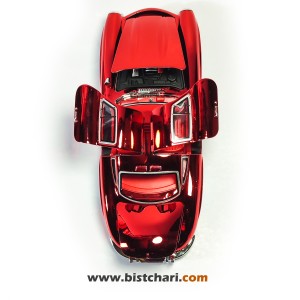 ماکت مرسدس بنز  Mercedes-Benz مدل SL 300 رنگ قرمز لیزری