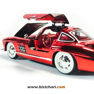 ماکت مرسدس بنز  Mercedes-Benz مدل SL 300 رنگ قرمز لیزری