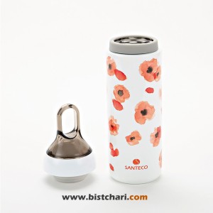 بطری دوجداره 500 میلی لیتر مدل Yoga برند سانتکو Santeco