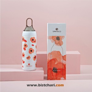 بطری دوجداره 500 میلی لیتر مدل Yoga برند سانتکو Santeco