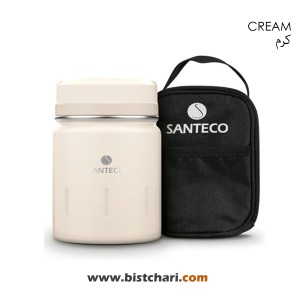 فلاسک غذا دوجداره کیف دار 500 میلی لیتر مدل Koge برند سانتکو Santeco