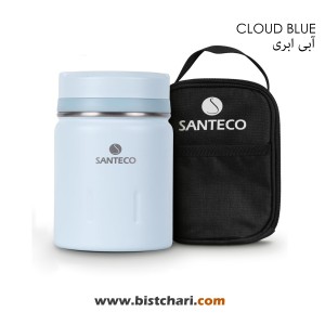 فلاسک غذا دوجداره کیف دار 500 میلی لیتر مدل Koge برند سانتکو Santeco