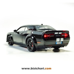 ماکت دوج چلنجر Dodge Challenger مدل SRT Hellcat (Widebody) رنگ مشکی
