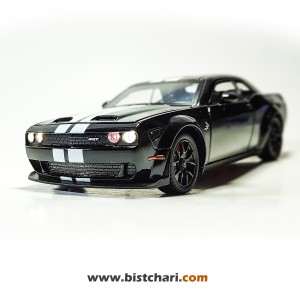 ماکت دوج چلنجر Dodge Challenger مدل SRT Hellcat (Widebody) رنگ مشکی