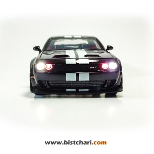 ماکت دوج چلنجر Dodge Challenger مدل SRT Hellcat (Widebody) رنگ مشکی